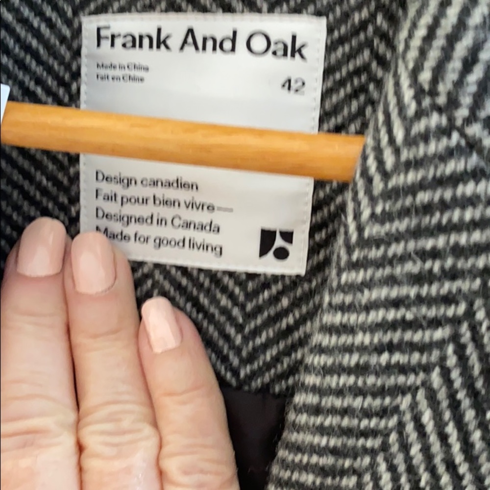 Impeccable Herringbone Frank&Oak coat/final price - Picture 2 of 16